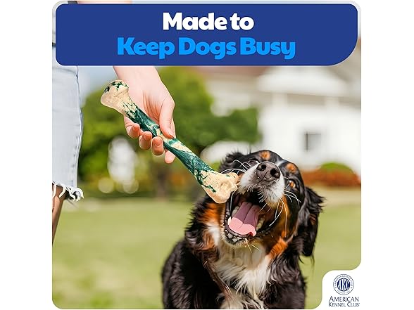 American Kennel Club Training Dog Chew Toy, Marbled