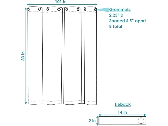 Sunnydaze Decor Indoor/Outdoor Blackout Curtain