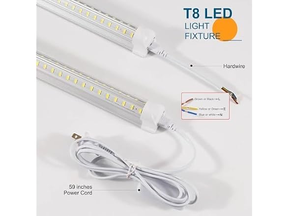 AQIQUUT 3FT Led Shop Light 36W (2Pk)