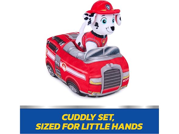Paw Patrol Marshall 2-in-1 Plush Toy Firetruck and Stuffed Animal