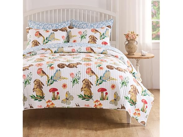 Greenland Home Willow Novelty 2Pc Quilt Set