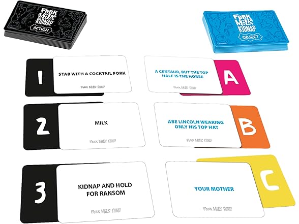 Hasbro Gaming Fork Milk Kidnap Game for Adults