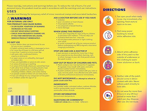 Midol | Heat Vibes Menstrual 6 Count