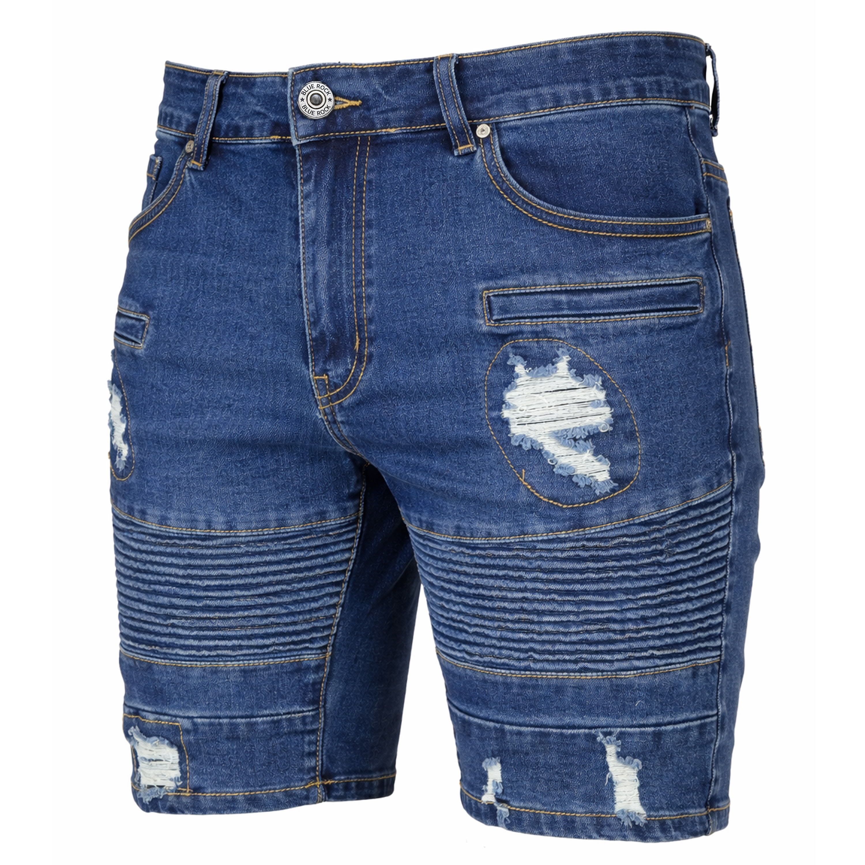 1Pk Or 2Pk Mens Jean Shorts - Gallery 14