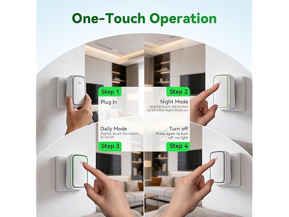 Paztkoo Air Purifiers Plug in 6 Pack