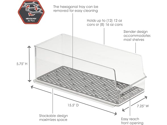 Spectrum Hexa in-Fridge Bin
