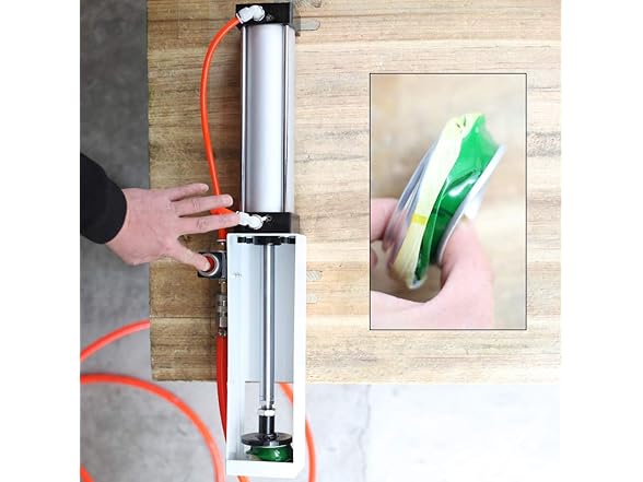 Super Leader Pneumatic Cylinder Aluminum Can Crusher