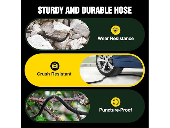 Yetogib Non-Expandable Garden Hose
