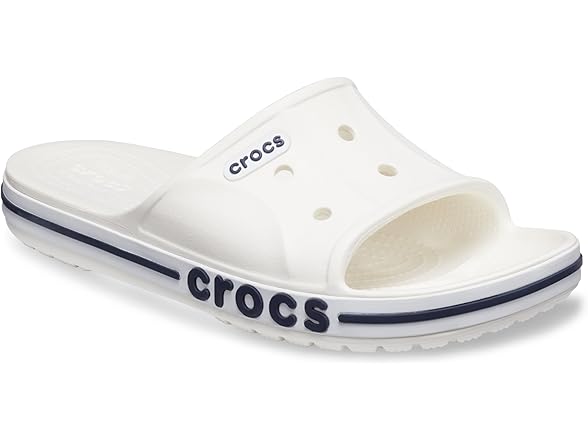 Crocs Bayaband Unisex Slide White/Navy