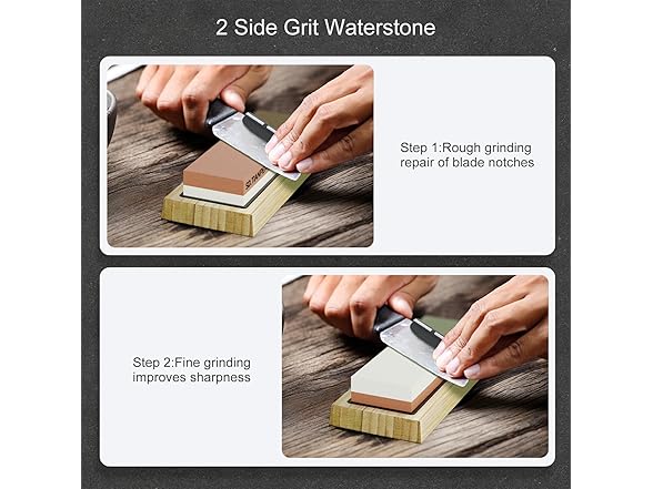 Knife Sharpening Stone Set