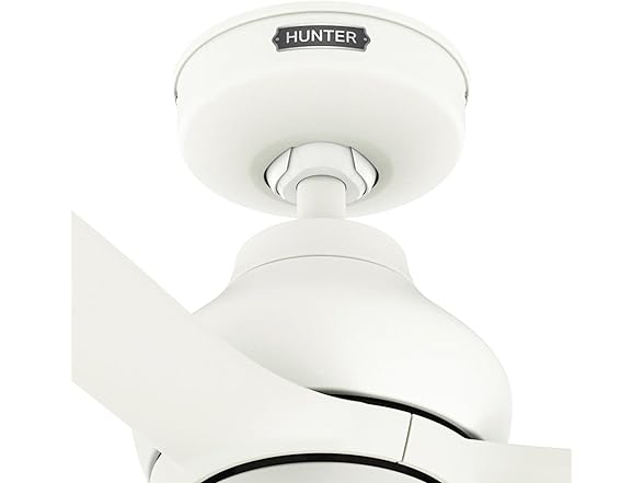 Hunter Fan 52" Matte White Indoor/Outdoor Ceiling Fan
