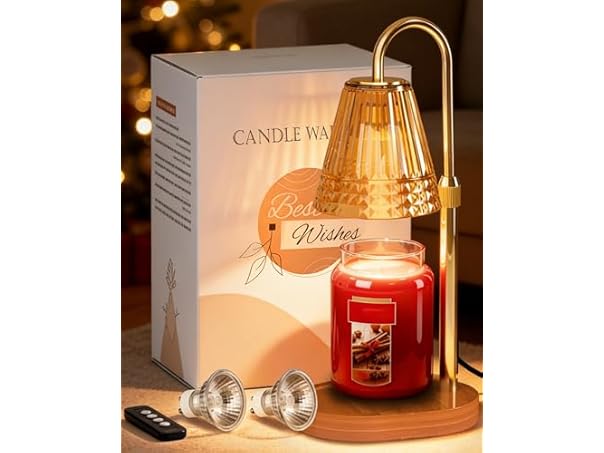 $13.99, Was $29.99, 53% Off! Rose Gold Candle Warmer Lamp dealfomo