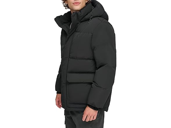 Levis Mens Quilted Puffer Parka Jacket