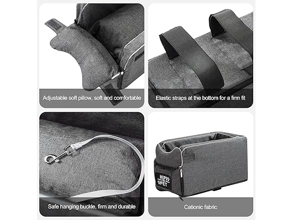 Ergocar Pets Booster Seat for Car Front Seat