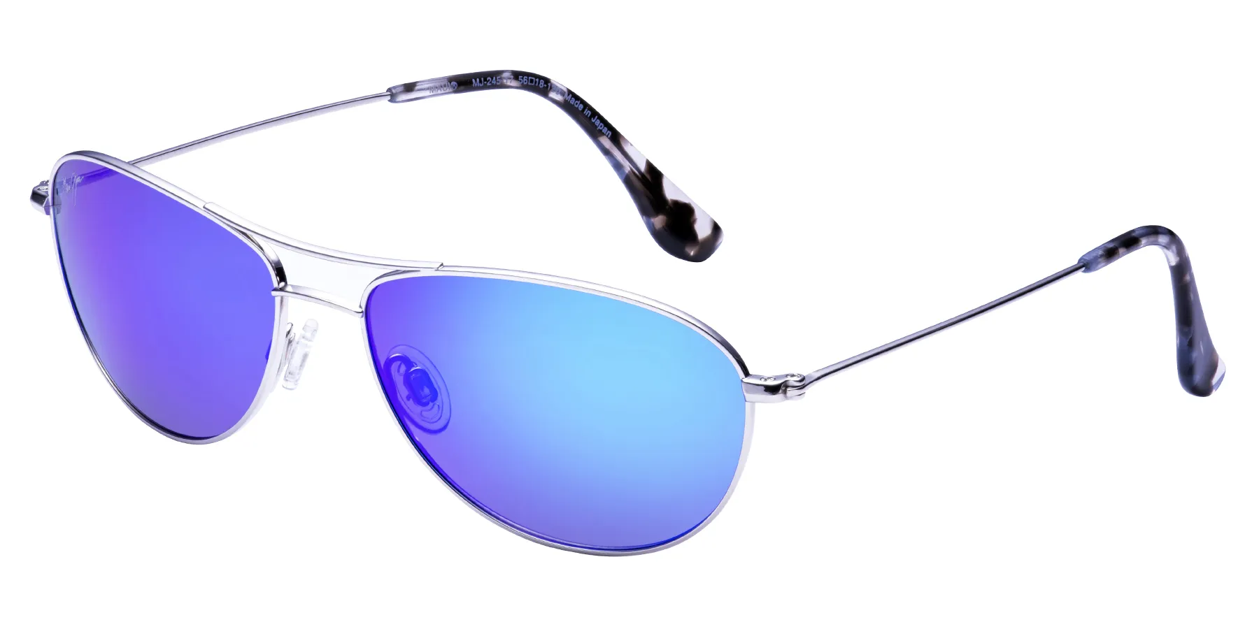 Maui Jim Unisex Baby Beach Polarized Aviator Sunglasses - Gallery 3