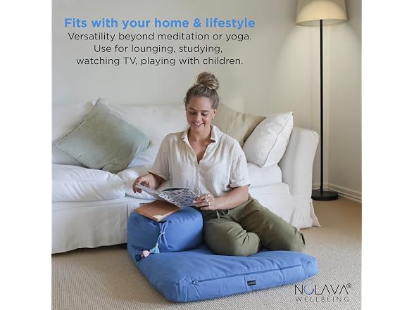 NOLAVA Round Zafu Meditation Cushion