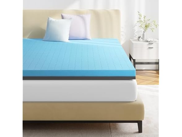 Maxzzz Queen Mattress Topper, 2 Inch Gel