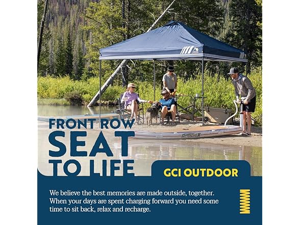 GCI Outdoor LevrUp Pop Up Canopy Tent, 8x8