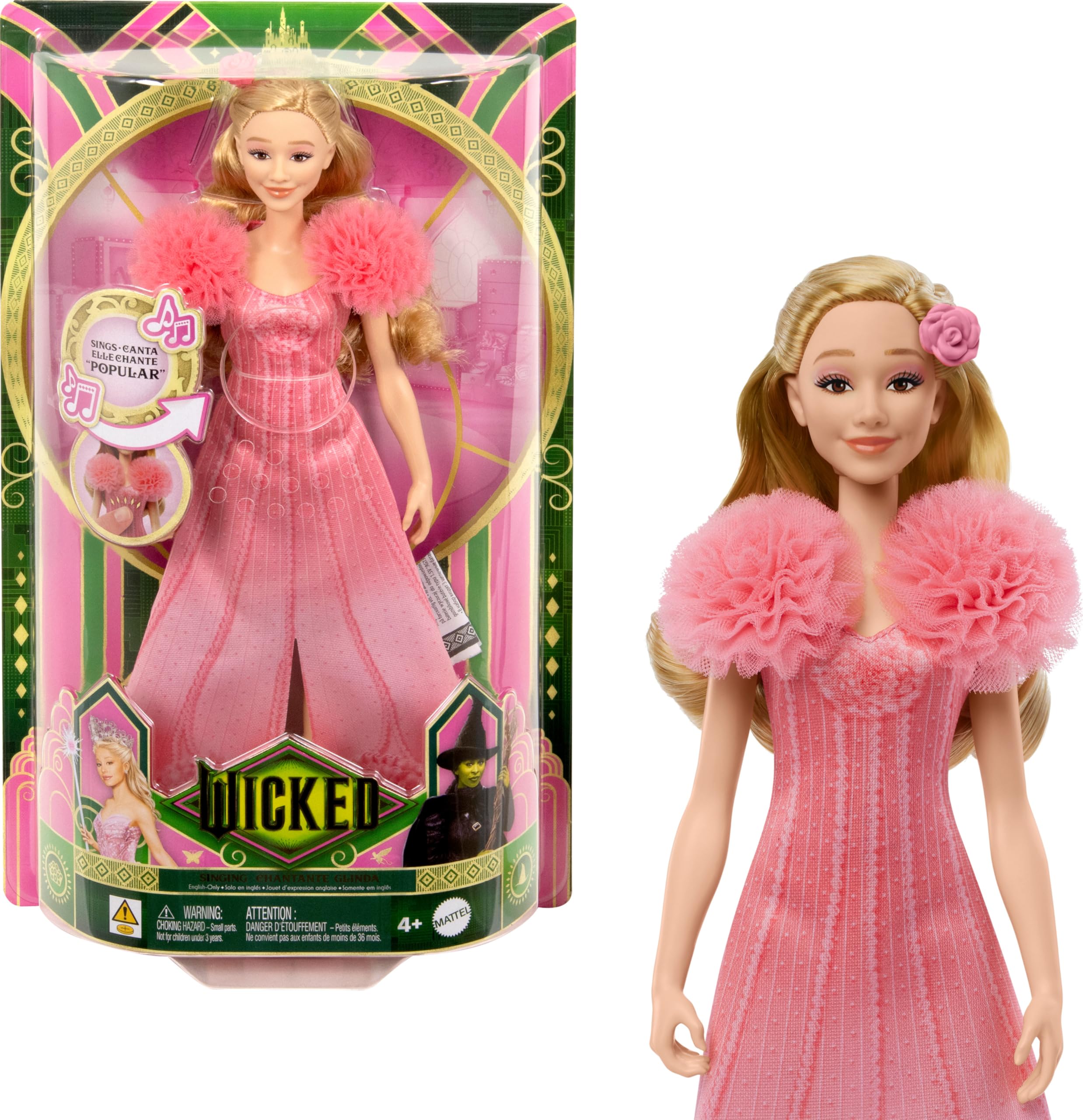 Mattel Wicked Singing Glinda Fashion Doll - Gallery 3
