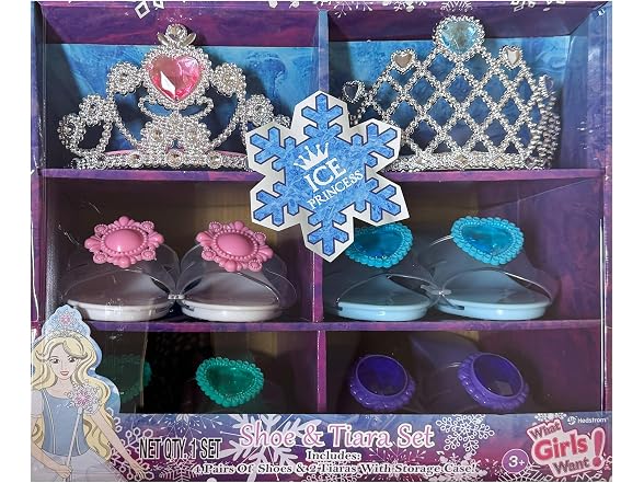 Hedstrom Shoes & Tiara Set - Ice Princess