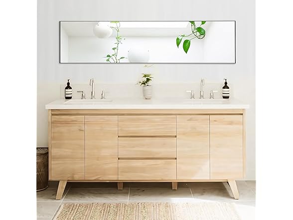 YSSOA Full Length Mirror Black 65"x22"