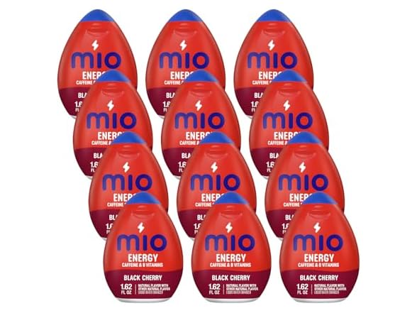 MiO Energy Black Cherry, 1.62oz, 12pk