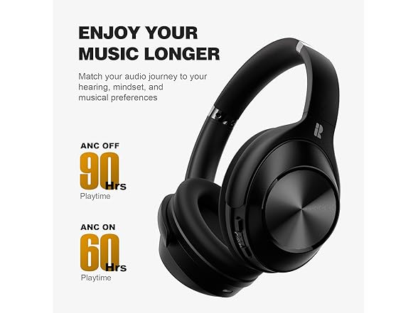 Calmbee Hybrid Active Noise Cancelling Headphones