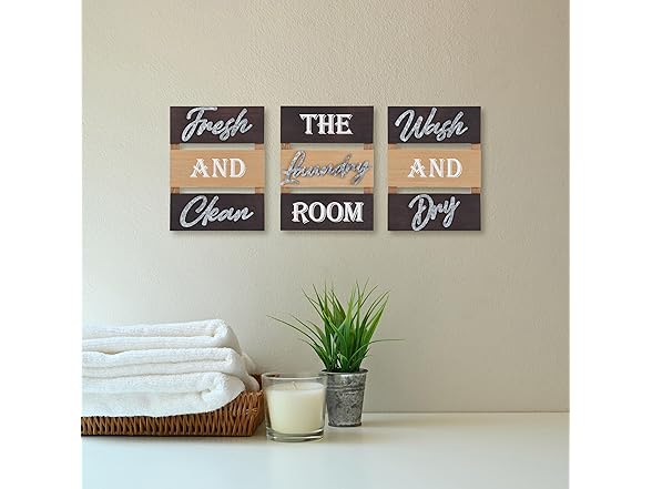 Elements Plank Wall Plaques