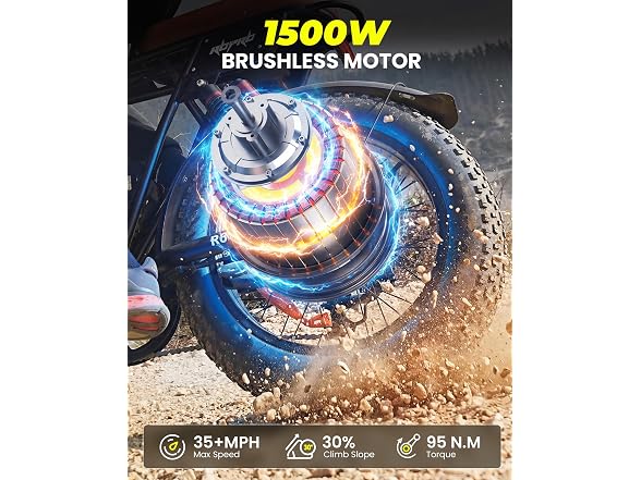 Isinwheel Electric Bike 1500W 20Ah Battery