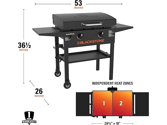 Blackstone 2450AZ 28" Omnivore Griddle Bundle with Soft Cove (Open Box)