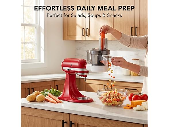 GVODE 5-in-1 Food Processor Attachment for KitchenAid