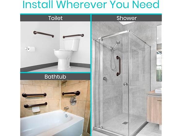 Vive Grab Bar for Showers - Bathroom SS