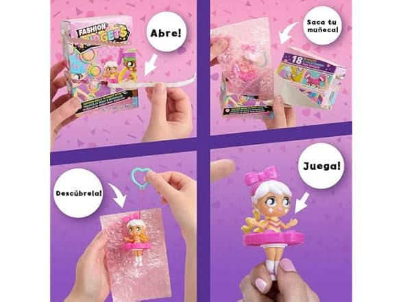 WowWee Fashion Fidgets Sensory Toy Dolls
