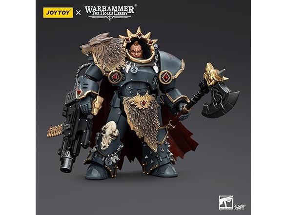 Space Wolves Hvarl Red-Blade Figure