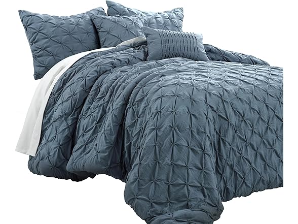 Lush Decor Ravello Pintuck Comforter Set