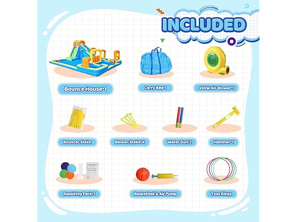 Kids Bouncy Castle for Backyard