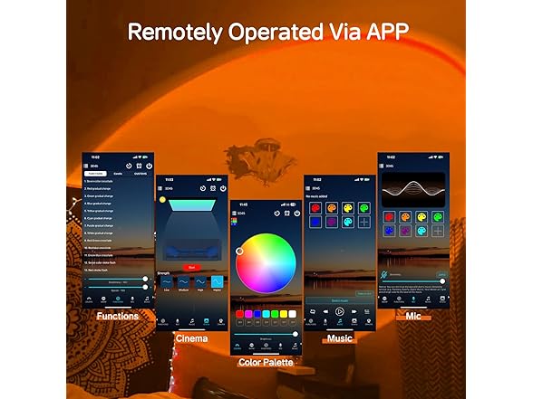 Madoury Sunset Lamp Projector