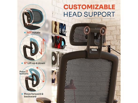 GABRYLLY GY01WOR Big & Tall Office Chair