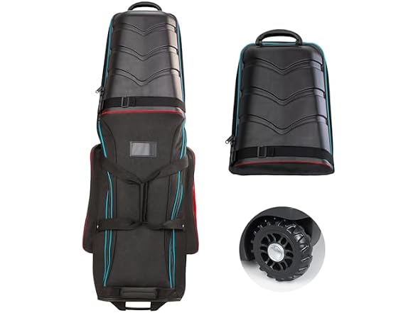 TwilightEmber Hard Case Golf Travel Bag