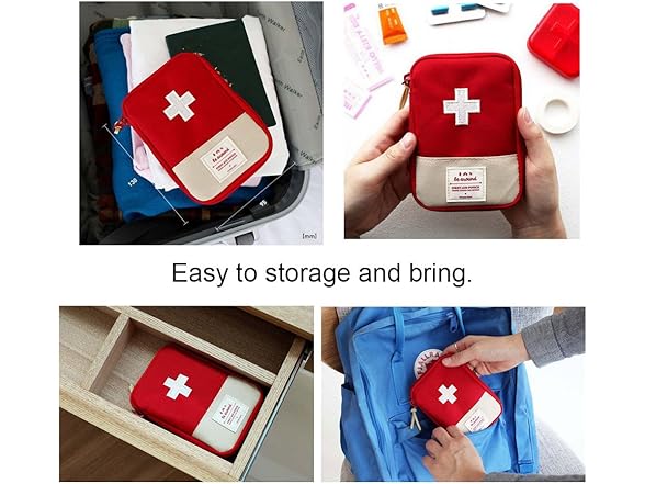 EchoDone Portable Mini First Aid Pouch