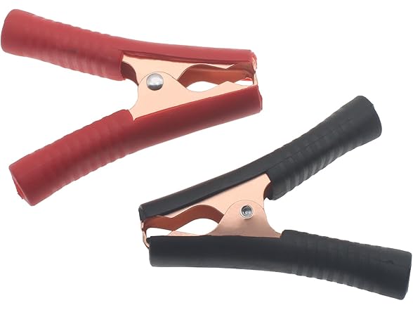 100A Battery Clamps 6Pcs 3Red 3Black