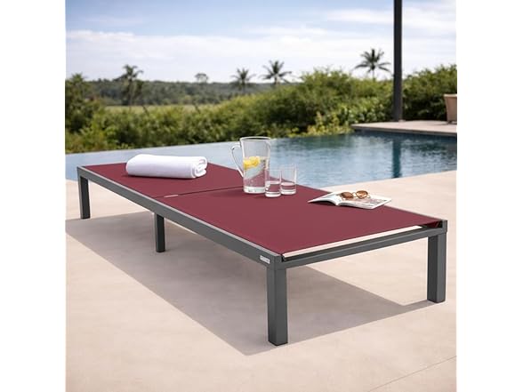 LeisureMod MLBL-77 Marlin Chaise Lounge -Choose Color