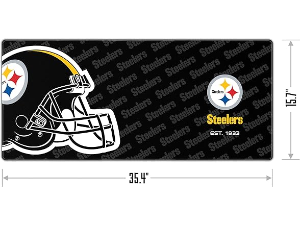 YouTheFan NFL Steelers Logo Desk Pad