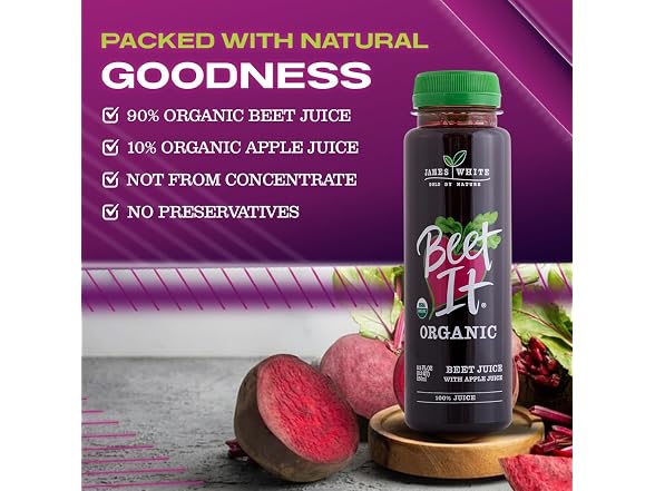 12PK BEET IT Organic Beet Juice, 8.5 Ounce