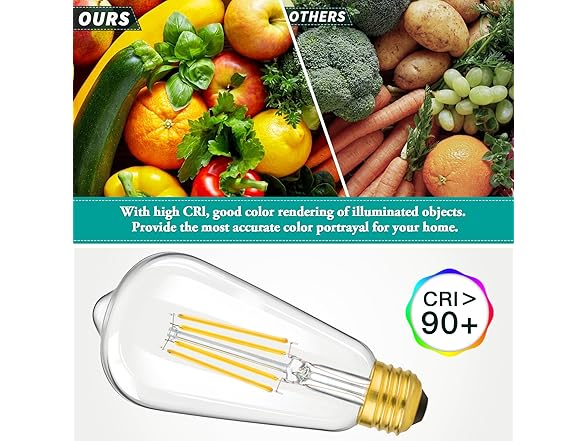 Brightever 4-Pack Vintage Bulbs