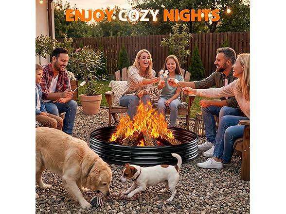 IBGUC Large Fire Pit for Outside