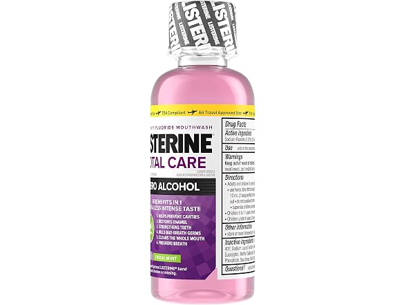 Listerine Total Care Zero Mouthwash 3.2 oz
