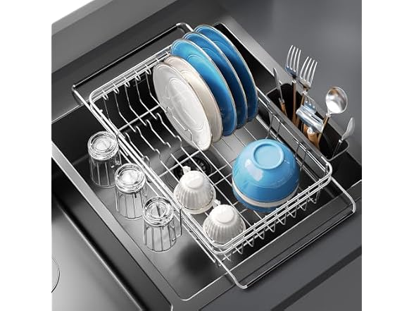 Delamu Over-the-Sink Dish Rack, Small