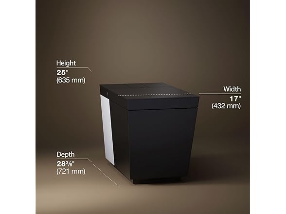 KOHLER NUMI 2.0 Smart Toilet, Black