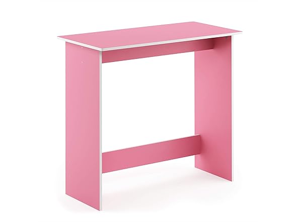 FURINNO Simplistic Study Table, Pink, 15